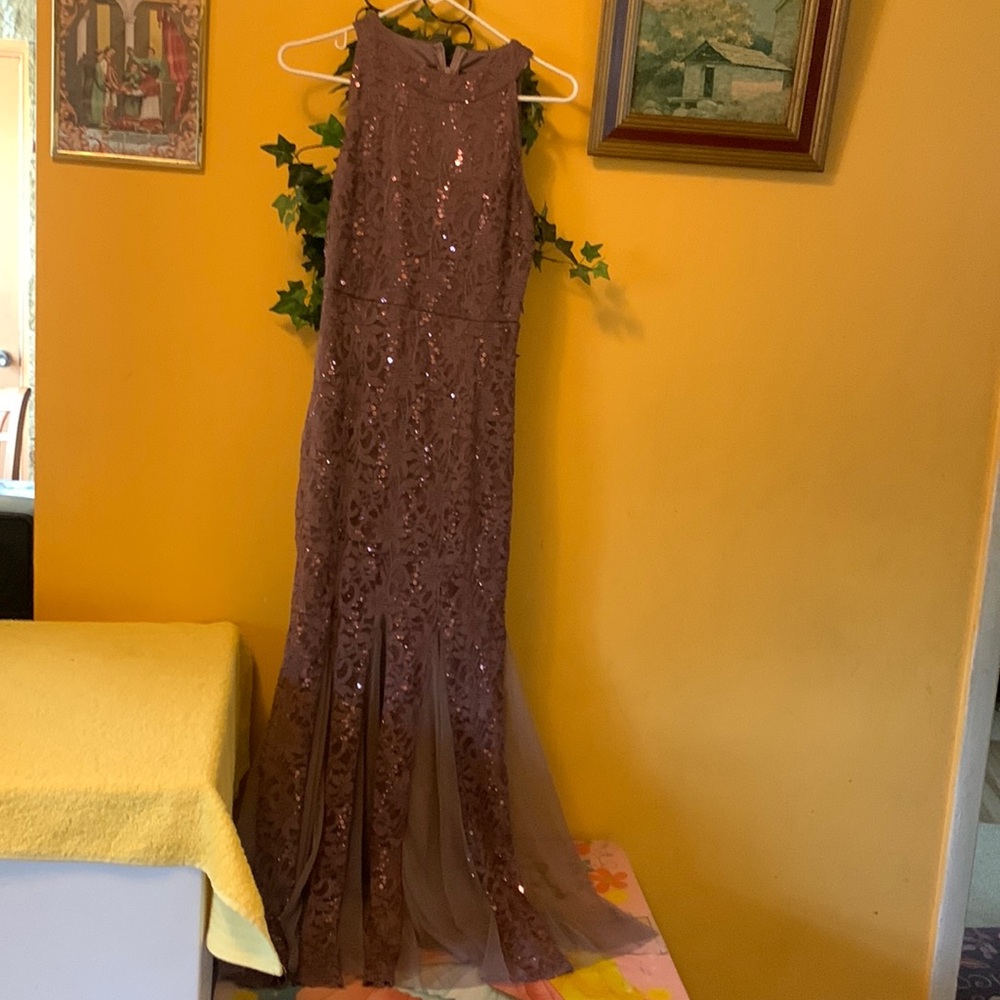 Candalite Prom Dress size Small color Purple
